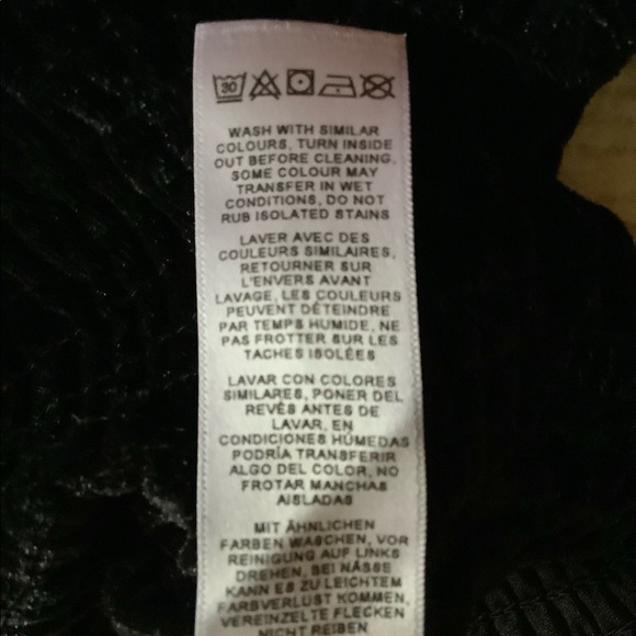 ASOS velvet shirred top with lettuce hem - Picture 7 of 7